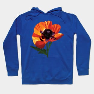 Oriental Poppy Hoodie